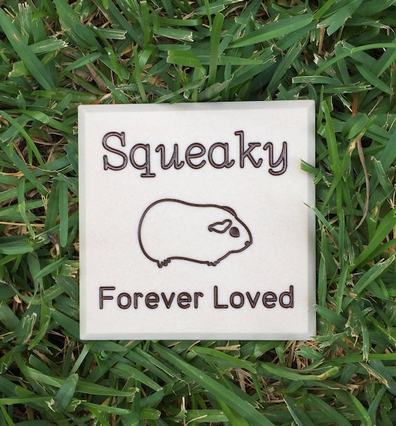 Guinea Pig Memorial Custom Engraved Pet Headstone Grave