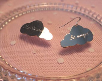 Cloud earrings