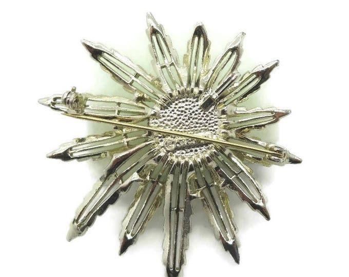 Vintage Sarah Coventry Sunflower Pendant Brooch - Gold Tone Brooch