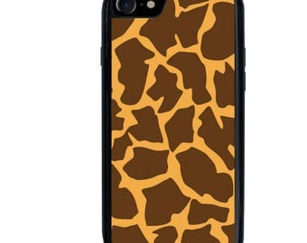 iPhone 5 5s 6 6s 6+ 6s+ SE 7 7+ iPod 5 6 Phone Case, Giraffe Spots Design, Animal, Plus