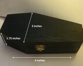 Coffin Gems® - Add On - COFFIN GIFT BOX (Black or Natural)