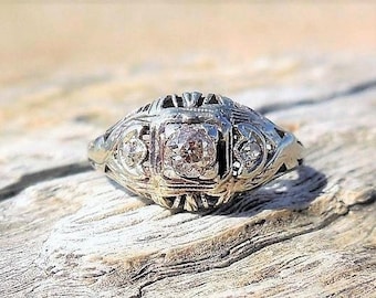 art deco engagement ring 25ct old mine cut diamond engagement ring vintage engagement ring antique - Art Deco Wedding Ring art deco engagement ring 25ct old mine cut diamond engagement ring vintage engagement ring antique - Art Deco Wedding Ring