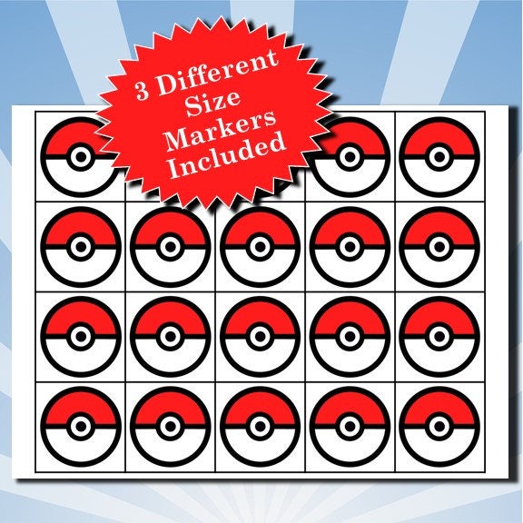 POKÉMON 5x5 Bingo printable PDFs contain everything you need