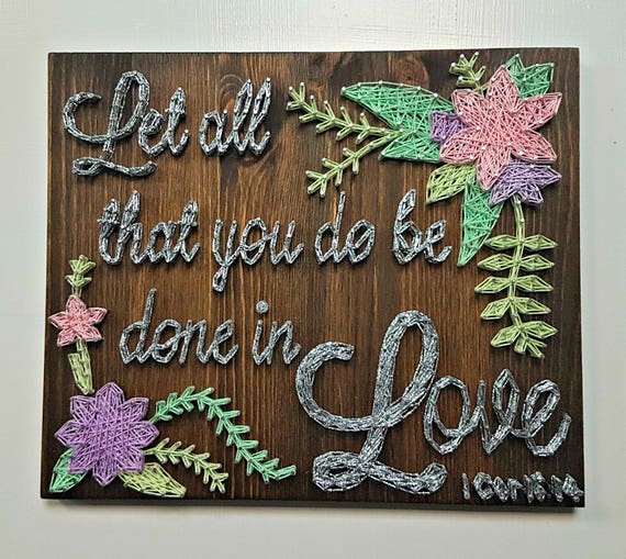 Custom Quote String Art