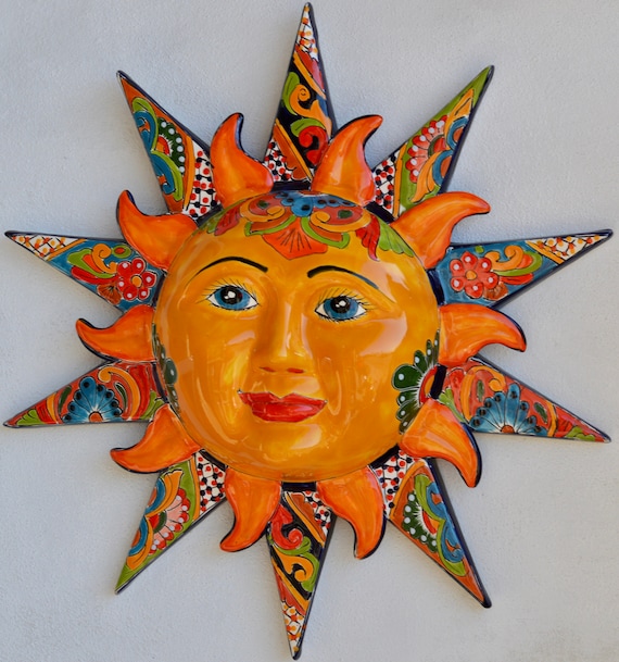 Talavera Sun with rays Wall Art