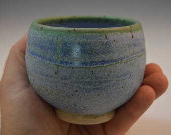 Yunomi, Tea Cup, Guinomi, Sake cup, handmade ceramic tea cup, pottery tea cup, stoneware cup, Free US First Class shipping