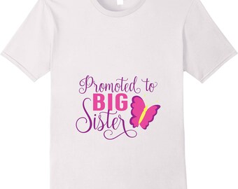 Big sister iron on | Etsy