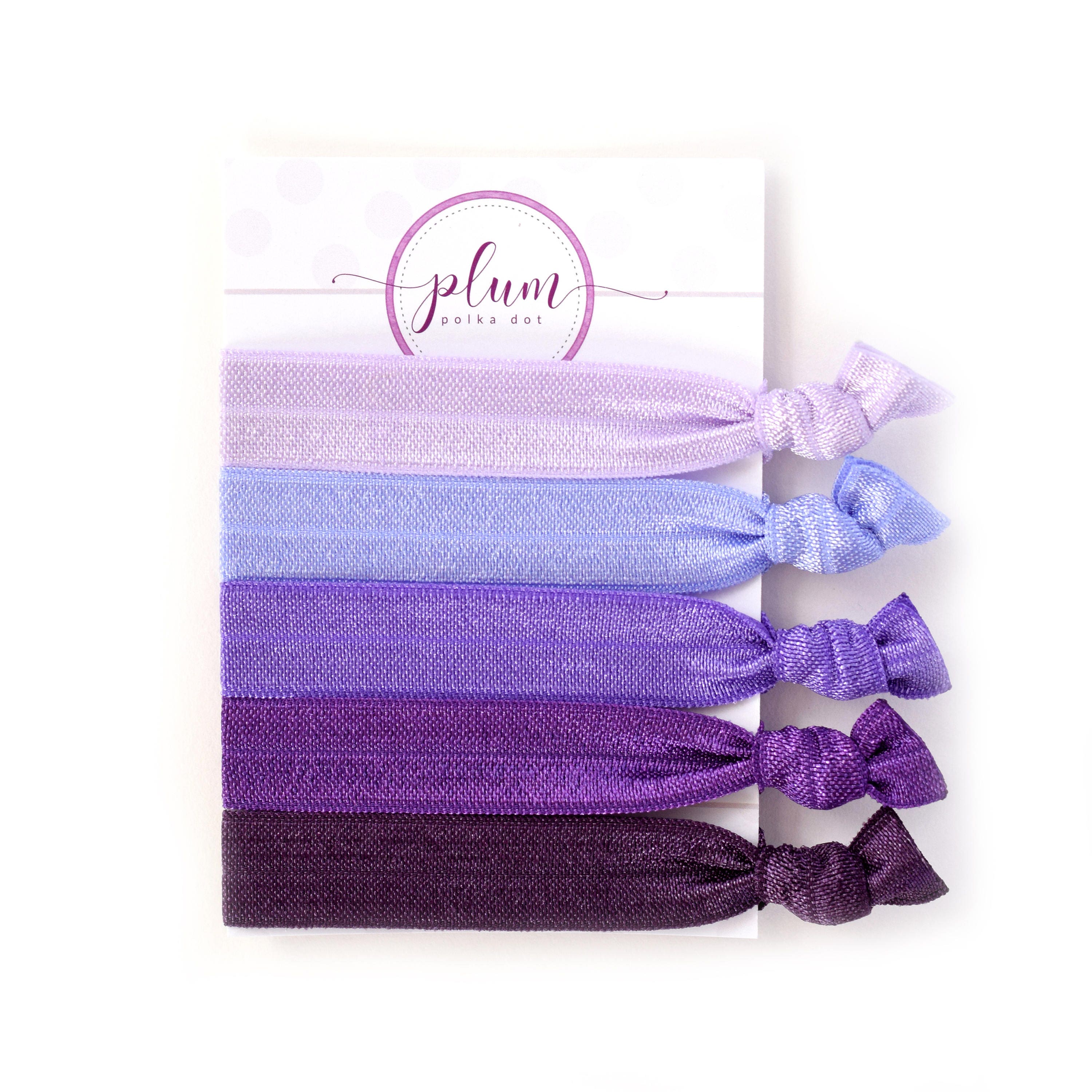 Purple Ombre Hair Ties Purple Hair Ties Set Hair Ties
