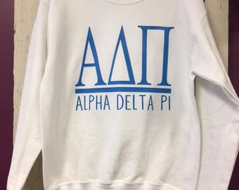 Custom Alpha Delta Pi Gildan Sweatshirt and Tshirts