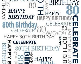 80th birthday | Etsy