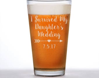 I survived My daughter's Wedding, Gifts for dad, Father of the bride, Father of the Bride gift, I survived, Father of the Groom
