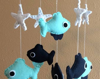 Fish Mobile, Baby mobile fish, Fish Mobile baby