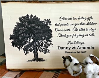 Parent Wedding Gift, Wedding Gift Parents, Parents of the Bride Gift, Wedding Gifts Personalized, Wood Signs, Wedding Gifts, Wedding Signs,