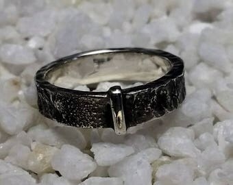 Original Scottish wedding ring, handmade, Sterling Silver, 5mm (0.2")