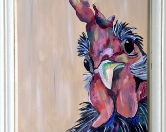16"x20" Original Canvas Acrylic Painting