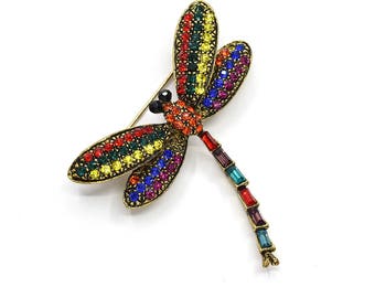 Dragonfly brooch | Etsy