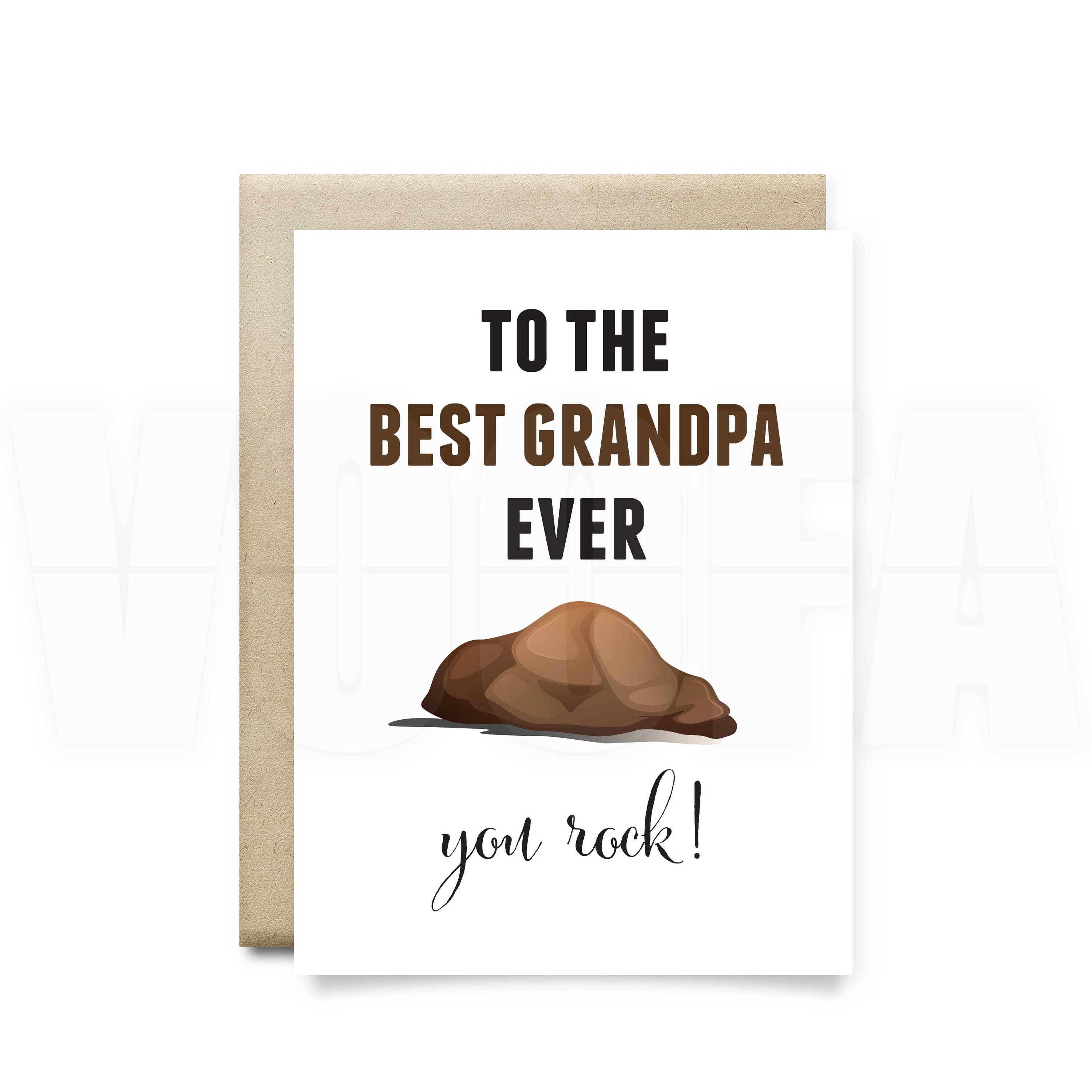 grandpa birthday gift funny fathers card for grandpa new