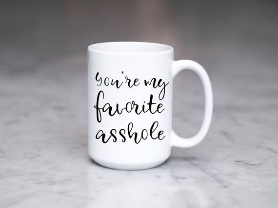 You're My Favorite Asshole Mug Funny Mug For Husband