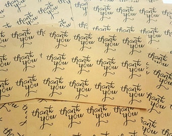 Thank You Stickers, Thank You Labels, Thank You Self Adhesive, Thank You Tags, Thank You Stationery, Thank You Tape, Etsy Labels, Gift Tags