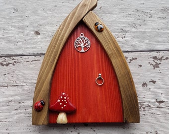 Outside/Indoor garden Fairy Door Elf Door Terracotta Range Beautiful Handmade