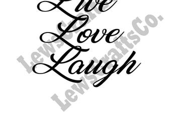 Download Live laugh love svg | Etsy