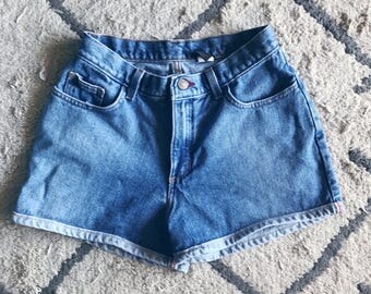 Cuffed High Waisted Shorts