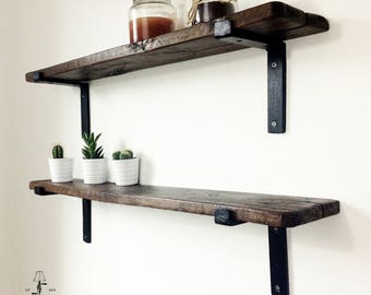 Scandinavian shelf_Wood shelf_Industrial shelf_Pallet shelf_Wood board_Industrial wood board