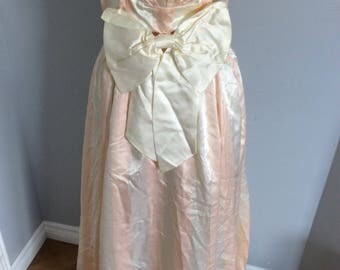 Vintage dress pink satin Gunne sax