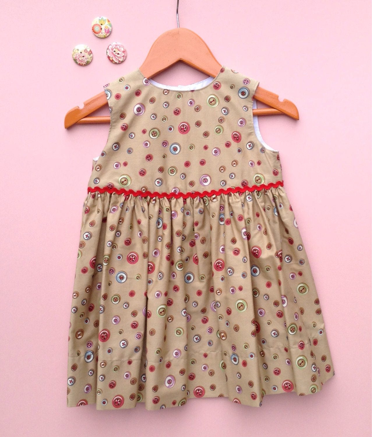 Handmade Girls Dresses Clothing Girls Clothing Cotton Dress Toddlers Dress