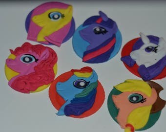 My Little Pony Cupcake Toppers