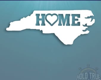 North Carolina Decal - PICK COLOR and SIZE - North Carolina Home Decal - Nc Decal - North Carolina Car Decal - North Carolina sticker