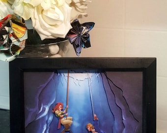Monkey Island 2 - 3D Shadow Box Diorama (8x8)