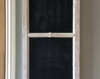 Upcycled Shabby Chic Message / Chalk / Menu / Black Board