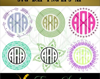 Mandala svg,Ornament Monograms svg,Mandala Monogram svg,Studio Design,Flower svg, Cricut svg, Cricut files, Vector Design, Digital Download.
