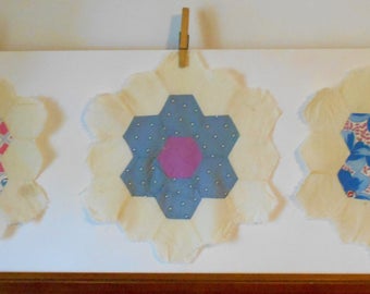Quilting Squares (17) - Vintage Flower Garden