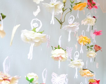 flower curtain,dancing ballerina lace,ornament, romance,hanger,flower,ballet,rose,mobile,wedding,window,rose,garland,