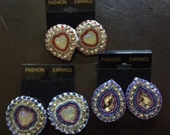 Native American Indian Beaded Earrings
