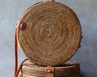 Round Rattan Handbag (FREE SHIPPING!)