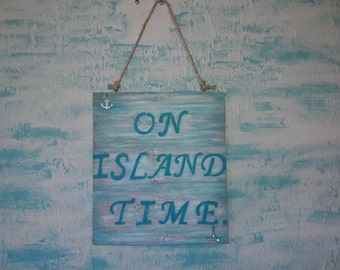 Beach themed sign