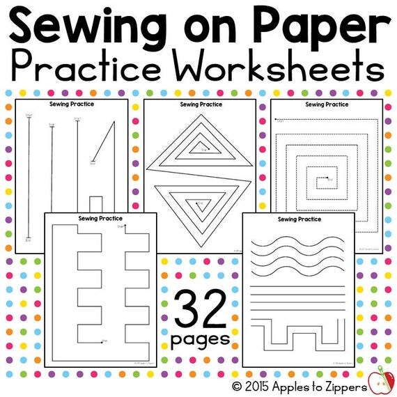 Practice Sewing Worksheets