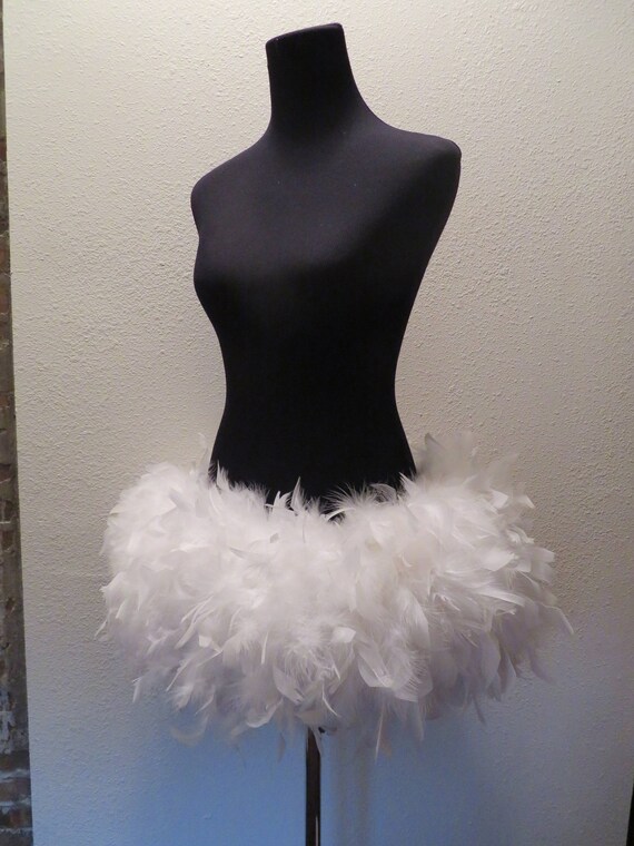 Girl's Full Feather Skirt for Casual or Pageant or Party