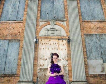 Purple Wedding Dress