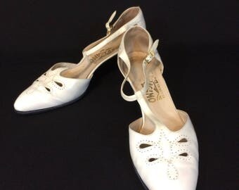 white t strap pumps