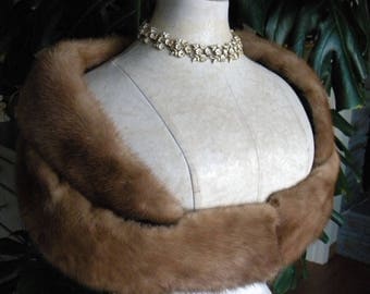 Pretty mink fur wrap / stole / wedding / bridal fur