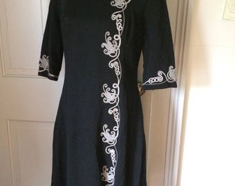Edith Flagg Vintage Dress FREE US SHIP