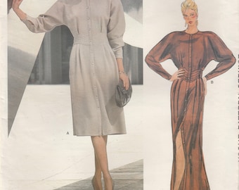 Geoffrey Beene Dress Pattern Vogue 1285 Size 14 Uncut
