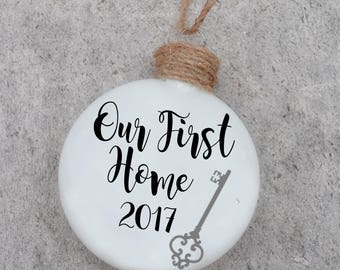 Our First Home Ornament