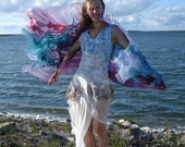 Fairy wedding dress Maxi boho dress Unique wedding dress Boho wedding dress Bohemian wedding dress Bohemian clothing Beach wedding dress