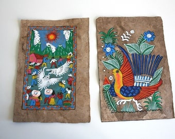 Two Mexican Folk Paintings