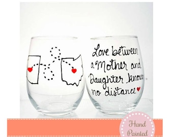 Mothers Day from Daughter, Mother's Day Gift for Mother, Gift Mom, Wine Glass, Mom Gift for Mom Wine Glass, Mom Birthday Gift